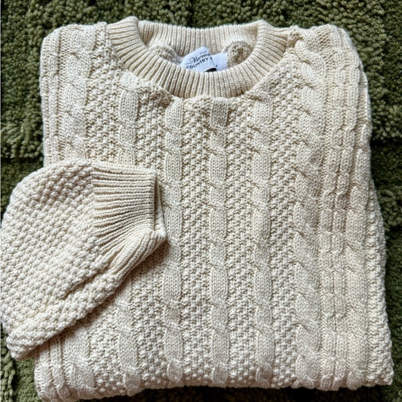 Men's Irish Wool Crewneck Sweater - Picture 4 of 5